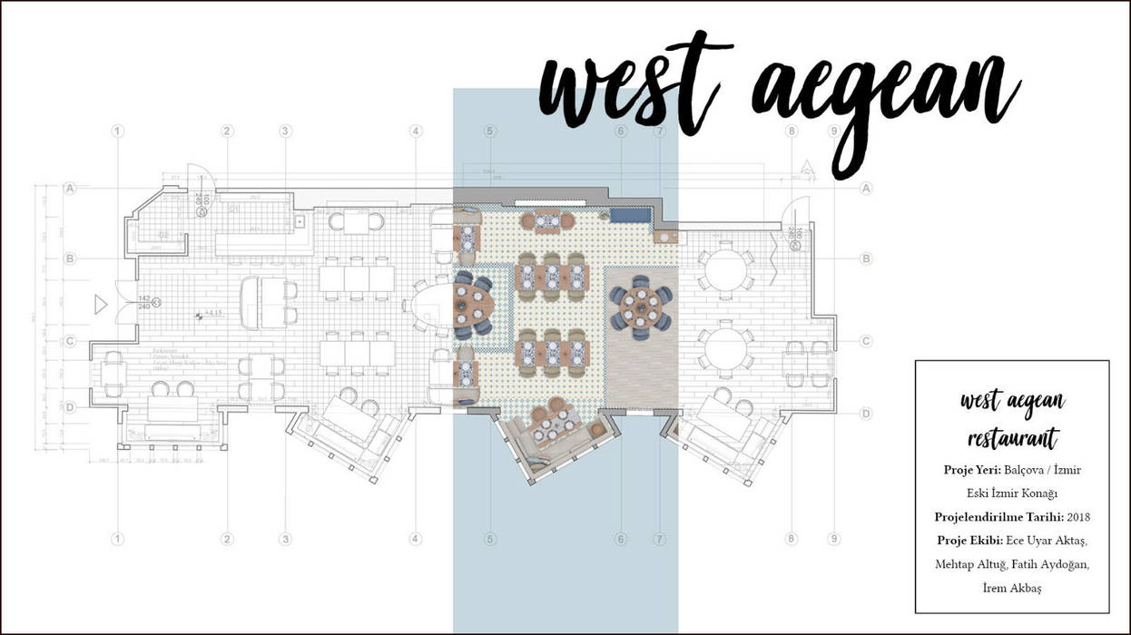West Aegean Restaurant, Bej Mimarlık Bej Mimarlık Floors