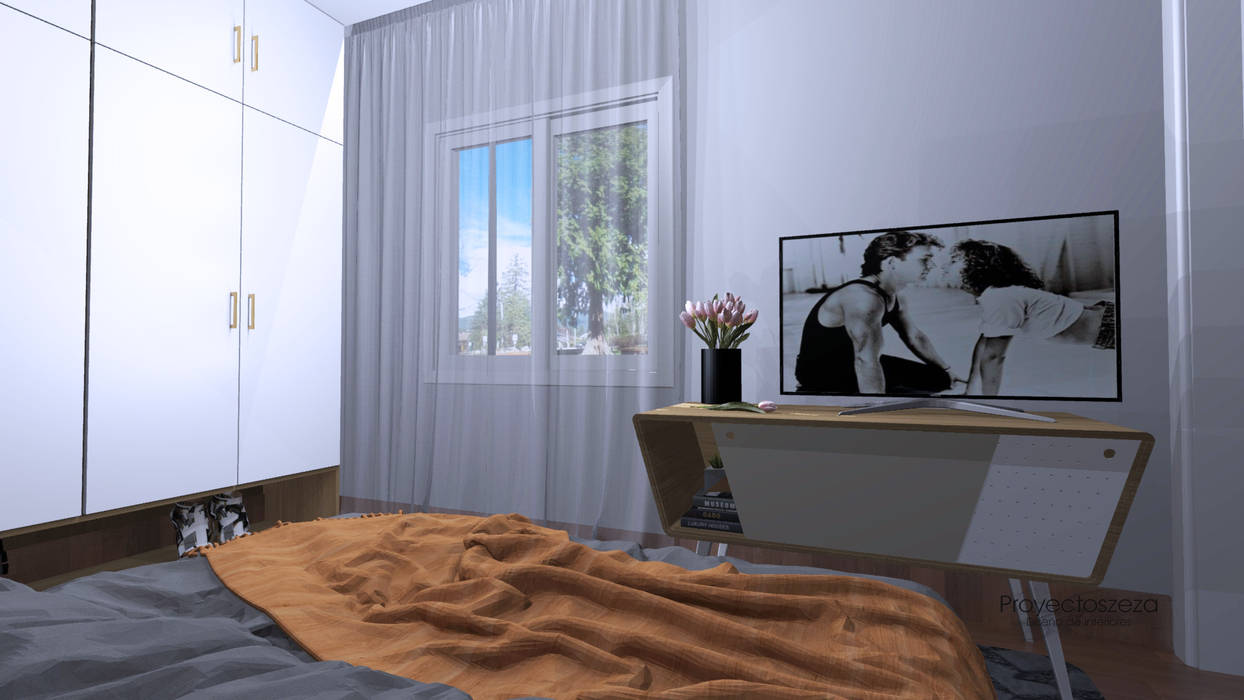 Dormitorio Casal, zita zita Спальня в стиле модерн Аксессуары и декор