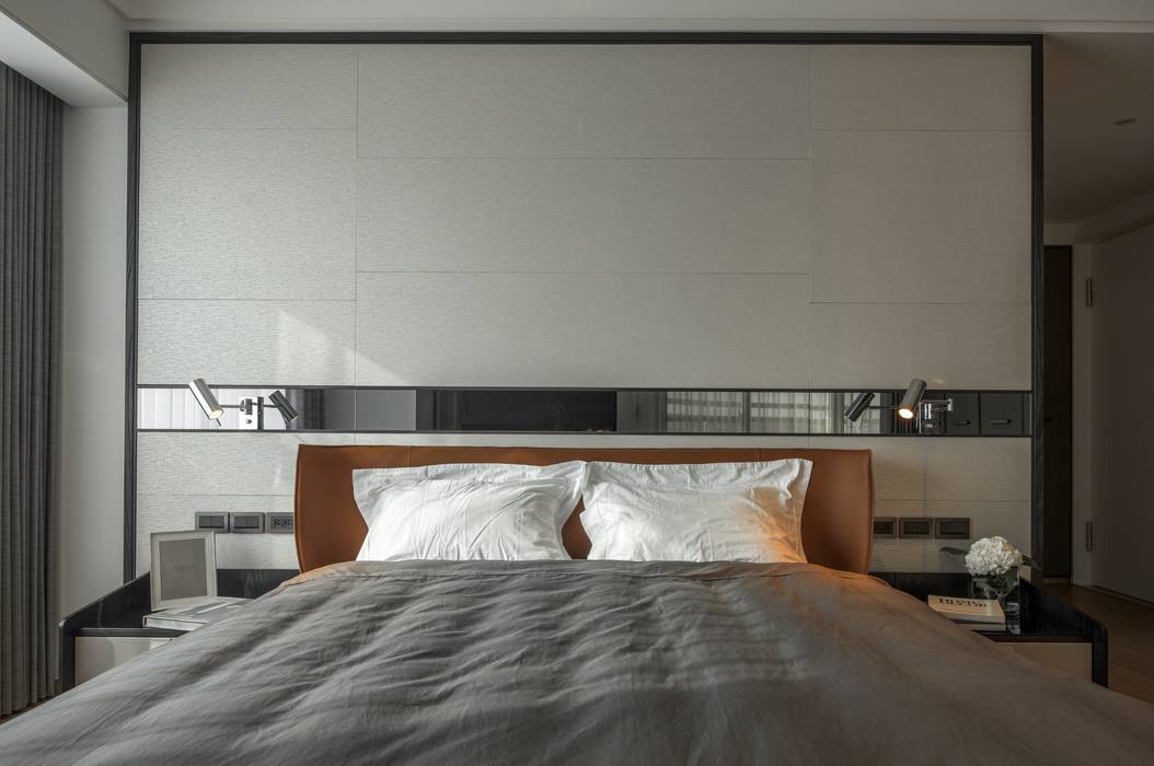 築白拾光, 雅群空間設計 雅群空間設計 Modern style bedroom