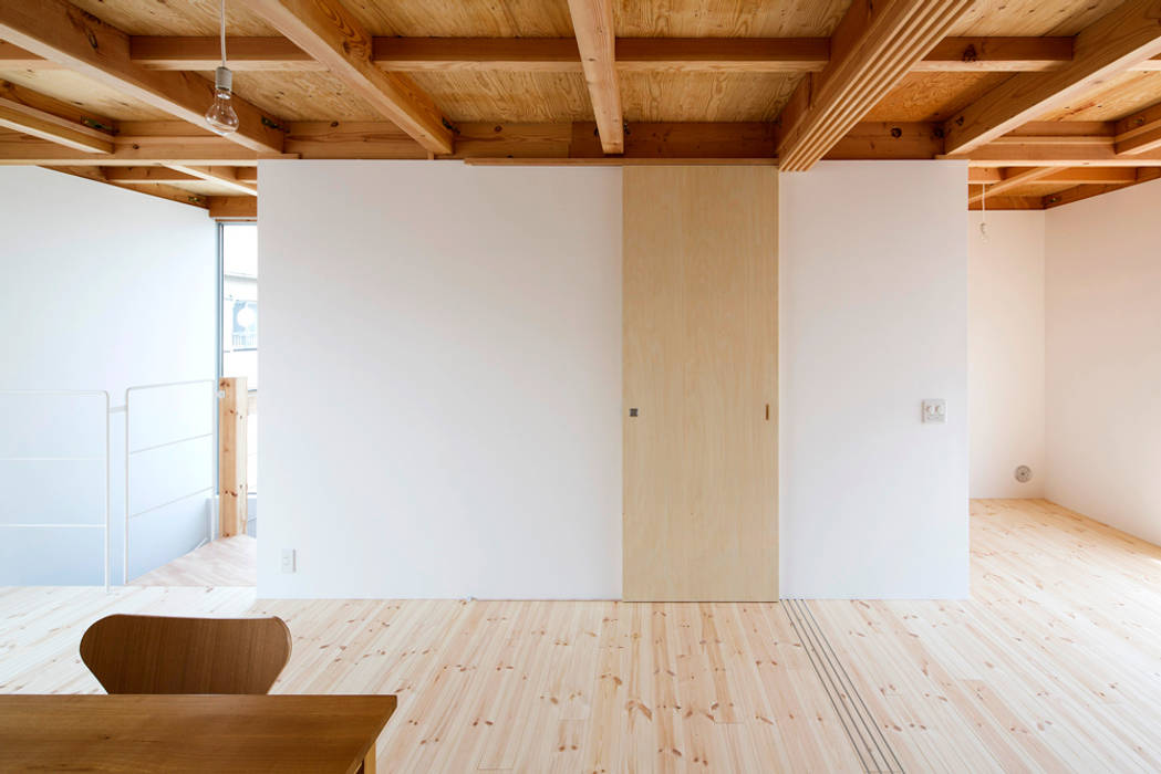 木箱の家 すずき Suzuki Architects 一級建築士事務所すずき 北欧スタイルの 壁 床 木 木目調 Homify 木箱の家 すずき Suzuki Architects 一級建築士事務所すずき 北欧スタイルの 壁 床 木 木目調 Homify