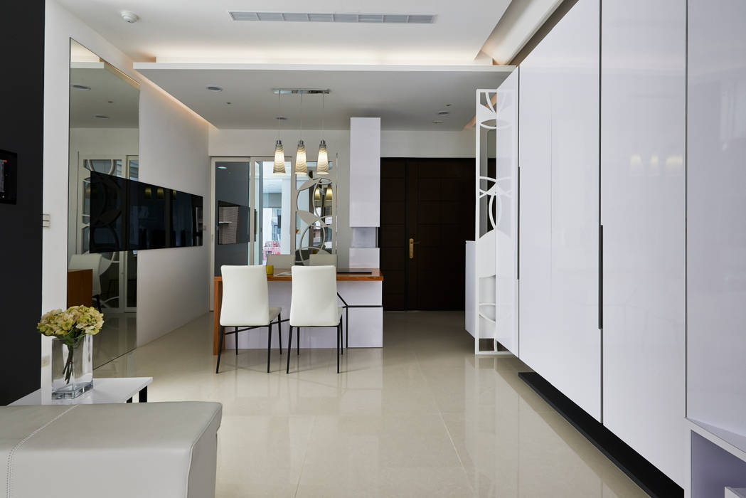 新莊郭公館, Moooi Design 驀翊設計 Moooi Design 驀翊設計 Koridor & Tangga Modern