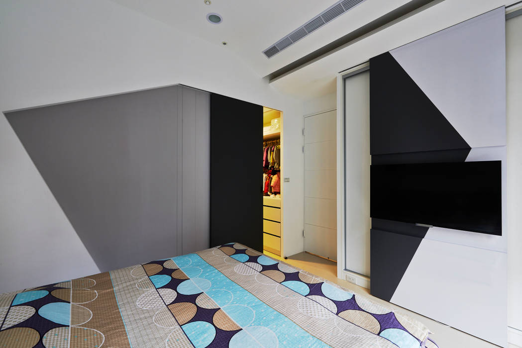 新莊郭公館, Moooi Design 驀翊設計 Moooi Design 驀翊設計 Modern style bedroom