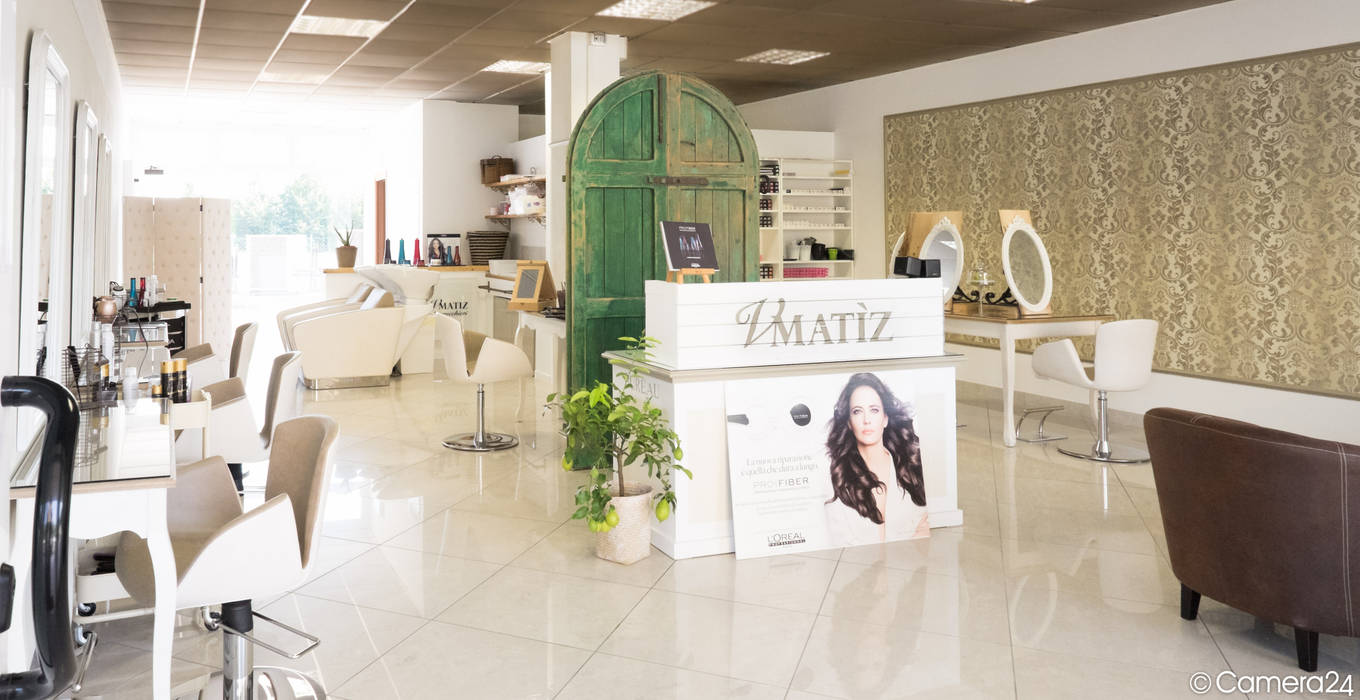 Vmatiz parrucchieri, camera24 camera24 Commercial spaces Offices & stores