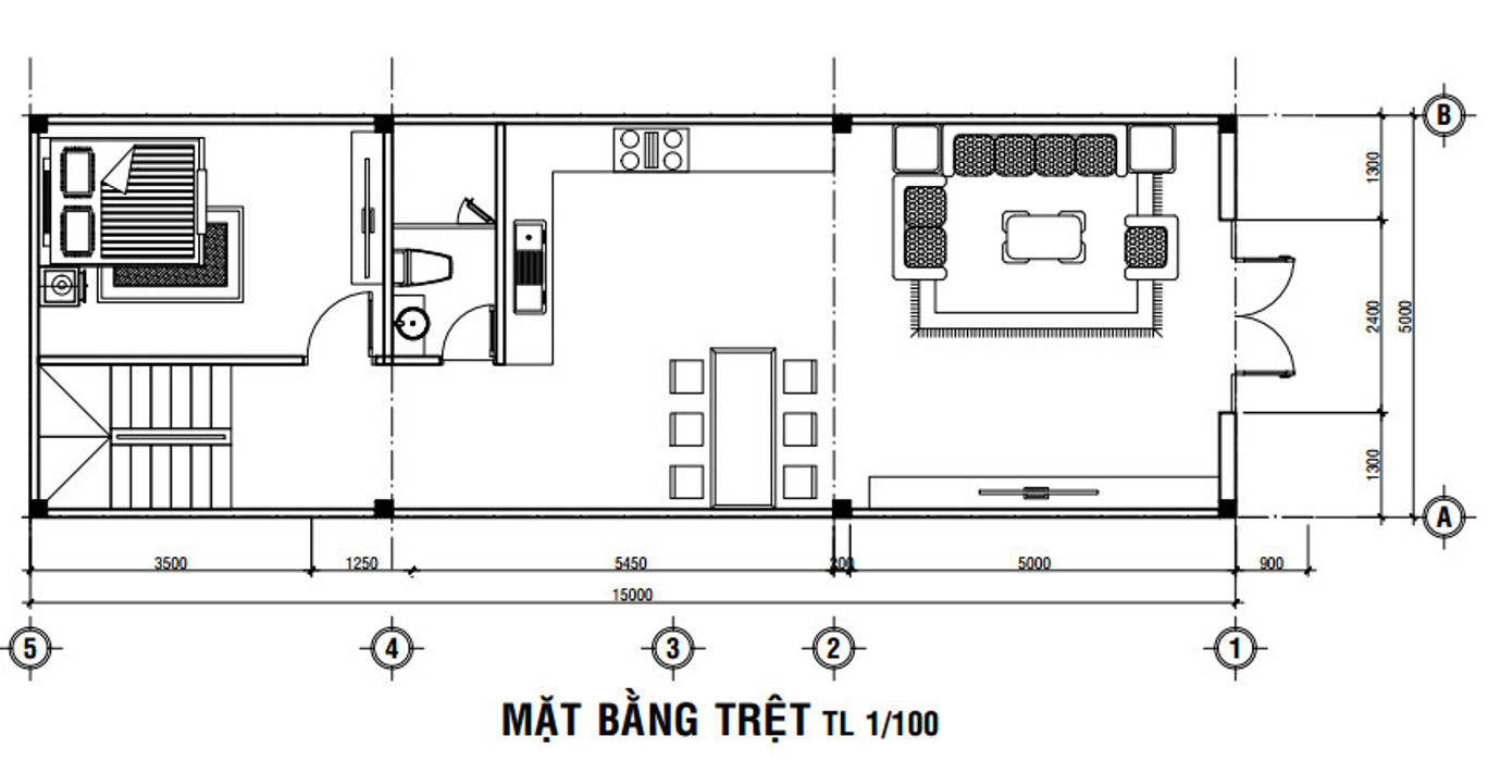 Bản Vẽ Thiết Kế Nhà Phố 2 Tầng Theo Cách Bố Trí Mới 2019, Công ty Thiết Kế Xây Dựng Song Phát Công ty Thiết Kế Xây Dựng Song Phát 商業空間 オフィスビル