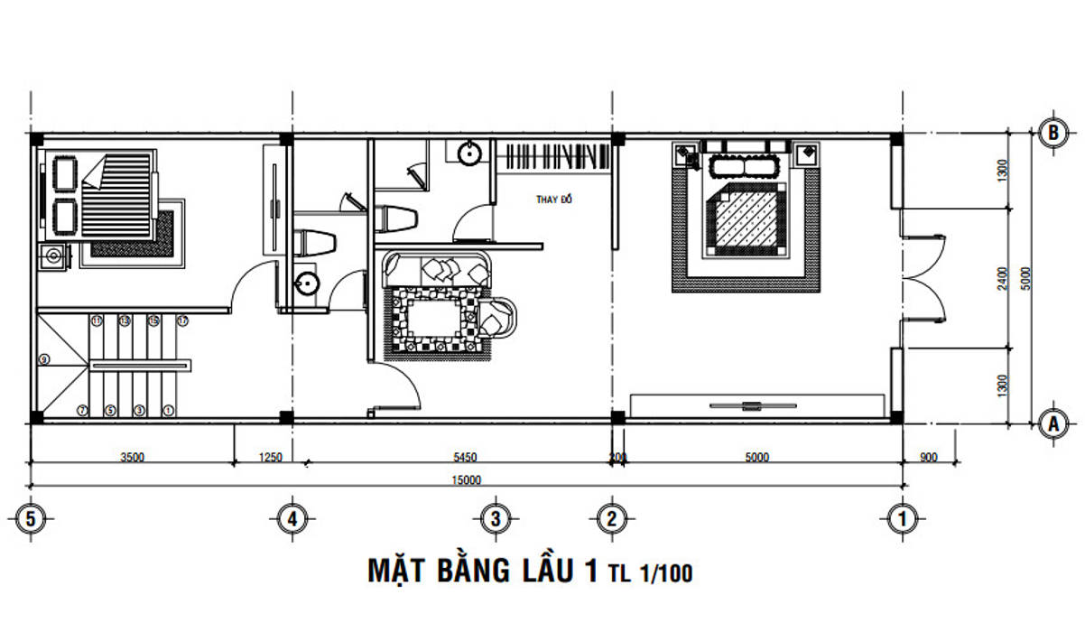 Bản Vẽ Thiết Kế Nhà Phố 2 Tầng Theo Cách Bố Trí Mới 2019, Công ty Thiết Kế Xây Dựng Song Phát Công ty Thiết Kế Xây Dựng Song Phát مساحات تجارية شركات