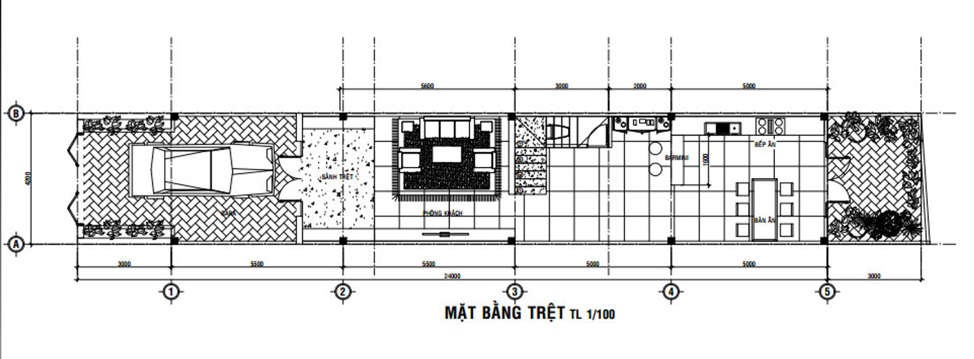 Bản Vẽ Thiết Kế Nhà Phố 2 Tầng Theo Cách Bố Trí Mới 2019, Công ty Thiết Kế Xây Dựng Song Phát Công ty Thiết Kế Xây Dựng Song Phát Комерційні приміщення Офісні будівлі