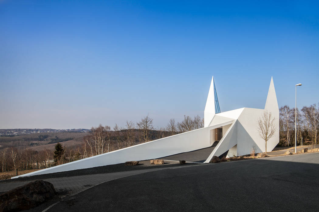 Autobahnkirche Siegerland, Schneider + Schumacher Architekten, Sebastian Hopp PHOTOGRAPHY Sebastian Hopp PHOTOGRAPHY Commercial spaces Event venues