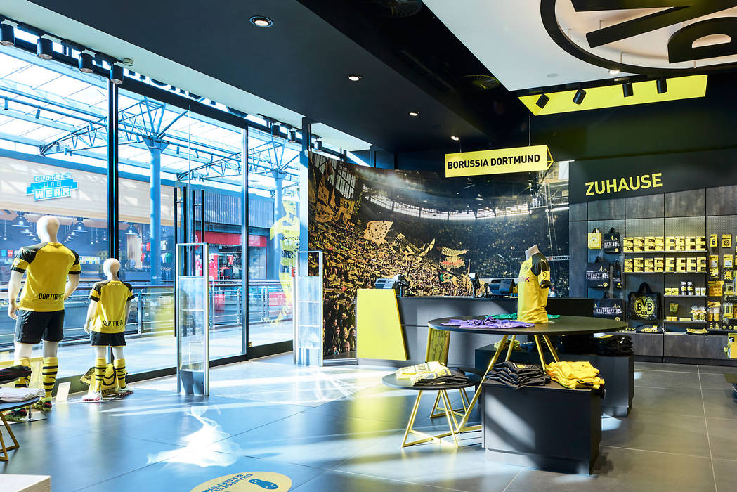 Fanshop Bvb 09 Borussia Dortmund Moderne Geschaftsraume