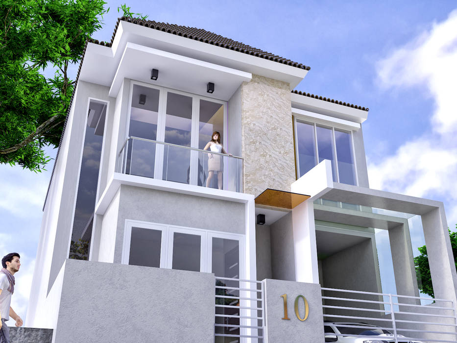Exterior, Ectic Interior Design & Build Ectic Interior Design & Build Rumah tinggal