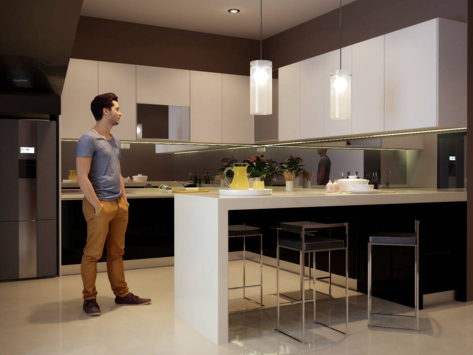 Kitchen Set, Ectic Interior Design & Build Ectic Interior Design & Build Nowoczesna kuchnia