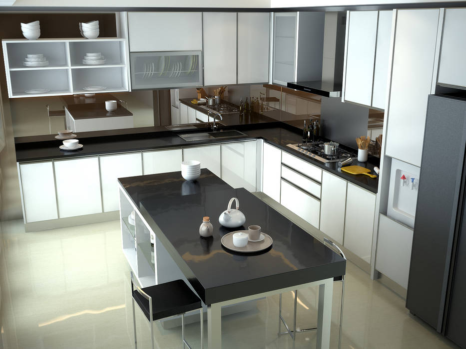 Kitchen Set, Ectic Interior Design & Build Ectic Interior Design & Build Kitchen units