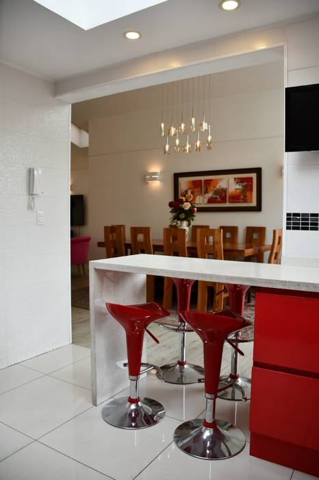 Cocina y comedor. homify Livings de estilo moderno