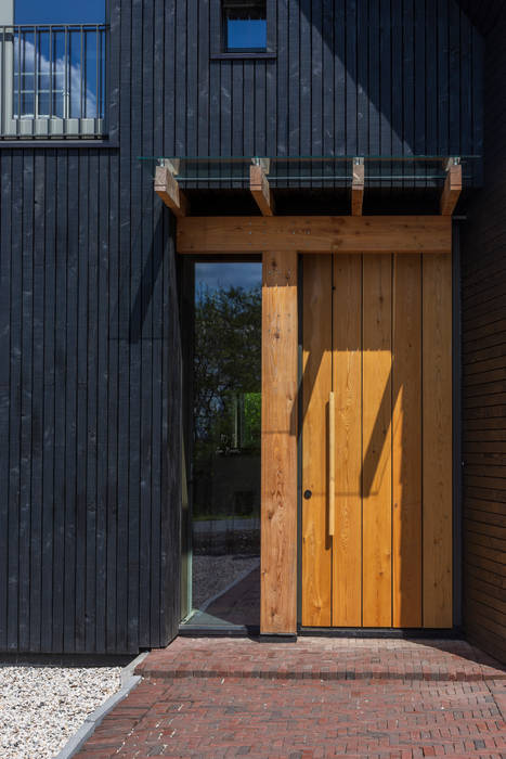 Longhouse, Boon architecten Boon architecten Wooden houses Solid Wood Multicolored