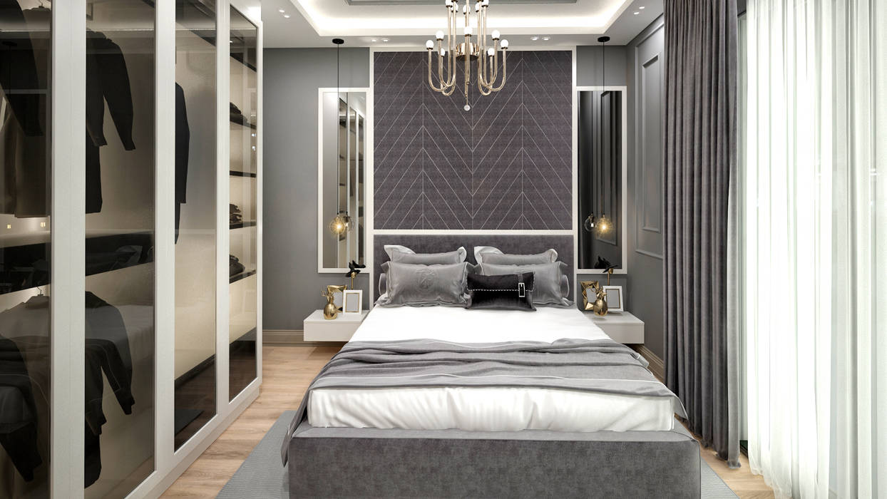 homify Eclectic style bedroom Beds & headboards