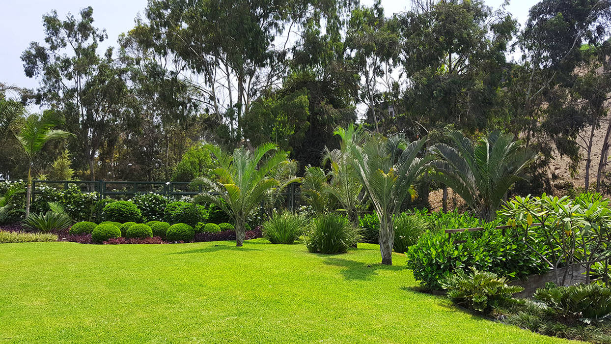 Un jardín donde el cliente se pueda sentir en un oasis particular., Marcia Lenz Paisajismo Marcia Lenz Paisajismo Taman Modern