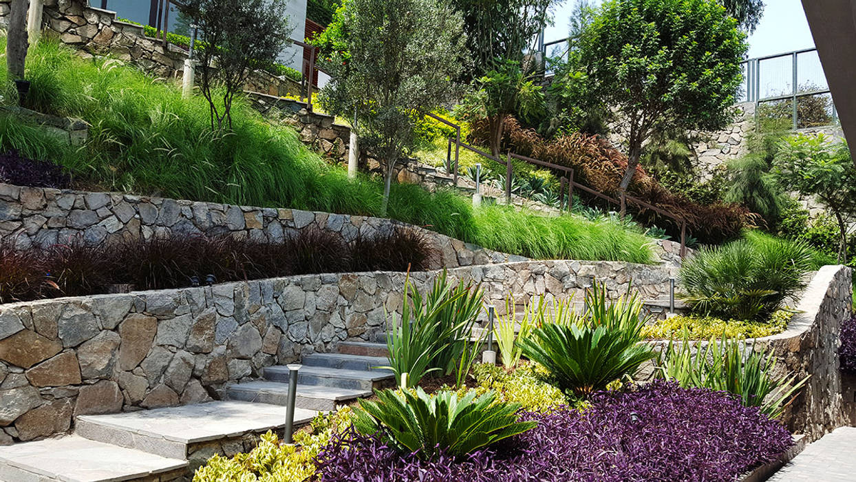 Un jardín donde el cliente se pueda sentir en un oasis particular., Marcia Lenz Paisajismo Marcia Lenz Paisajismo Tangga