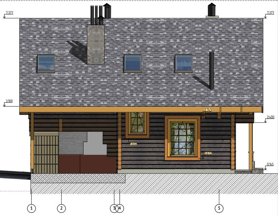 Hugge cottage in Kozin. "Jeboshimshaletstyle", Coliba architects Coliba architects Houten huis Hout Hout