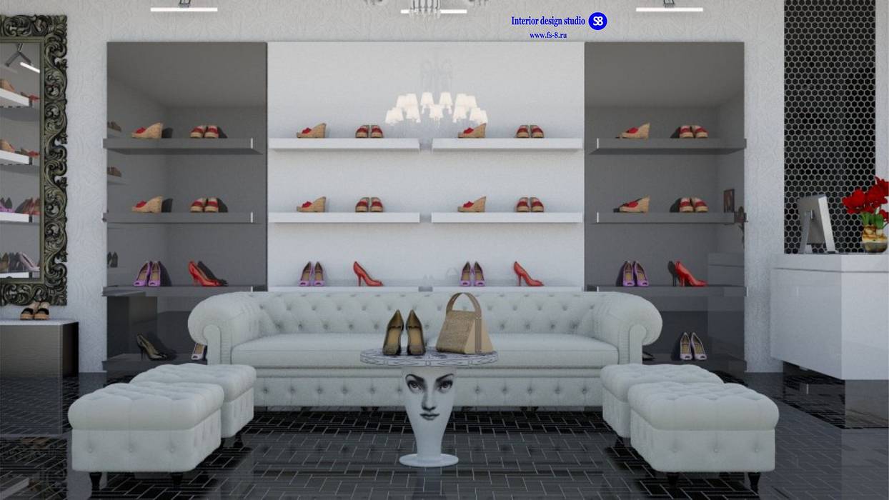 Shoe store 'Design studio S-8' Commercial Spaces Shoe store,,shop