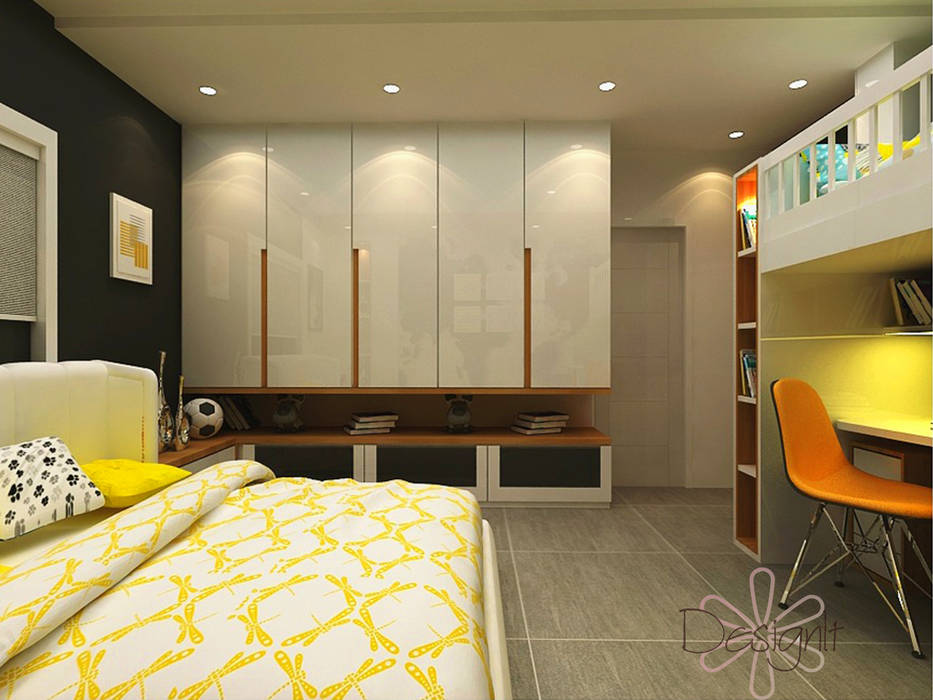 CHILDREN BEDROOM, DESIGNIT DESIGNIT غرف نوم صغيرة أبلكاش