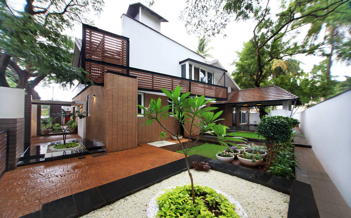 Kembhavi Residence, Kembhavi Architecture Foundation Kembhavi Architecture Foundation สวนหิน