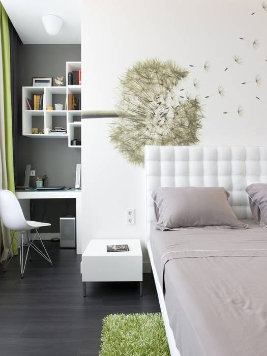 Яркий элегантный интерьер, "Комфорт Дизайн" 'Комфорт Дизайн' Small bedroom Wood Wood effect
