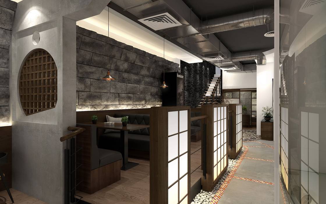 新平價燒烤啤酒餐廳- 宜蘭店, 京采空間設計 京采空間設計 พื้นที่เชิงพาณิชย์ ร้านอาหาร
