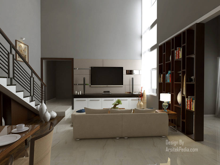 Interior Wahid Hasim Semarang, Arsitekpedia Arsitekpedia Modern Living Room