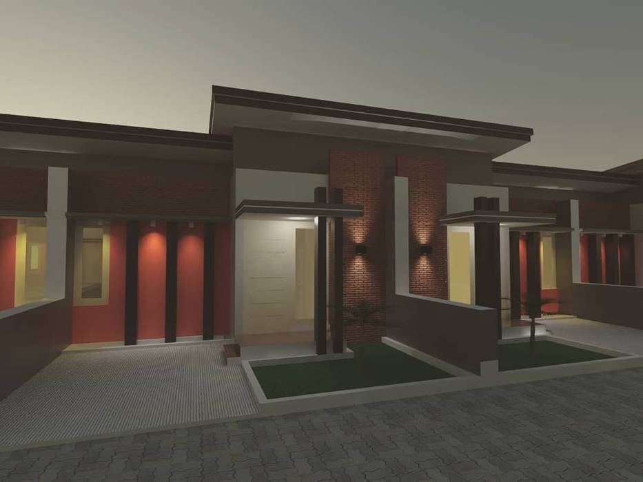 Desain rumah tinggal minimalist, BujurSangkar Architect BujurSangkar Architect