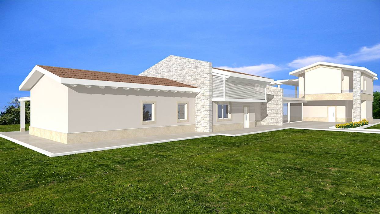 Villa Prefabbricata in Legno di Lusso, Avantgarde Construct Luxury Srl Avantgarde Construct Luxury Srl Prefab woning Hout Hout