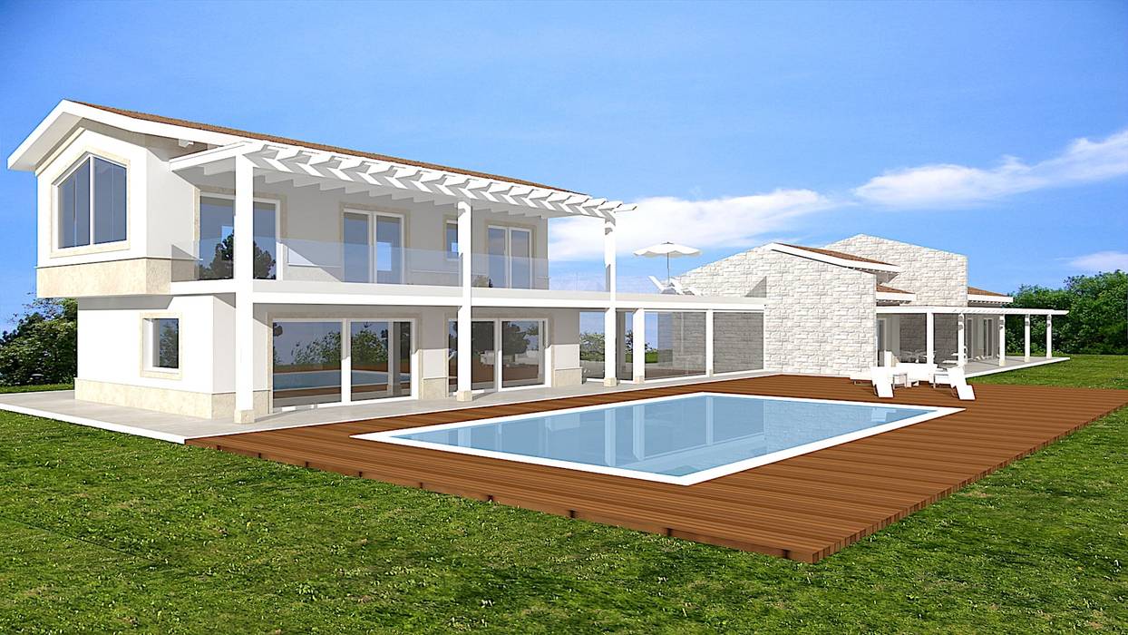 Villa Prefabbricata in Legno di Lusso, Avantgarde Construct Luxury Srl Avantgarde Construct Luxury Srl Villas Madera Acabado en madera