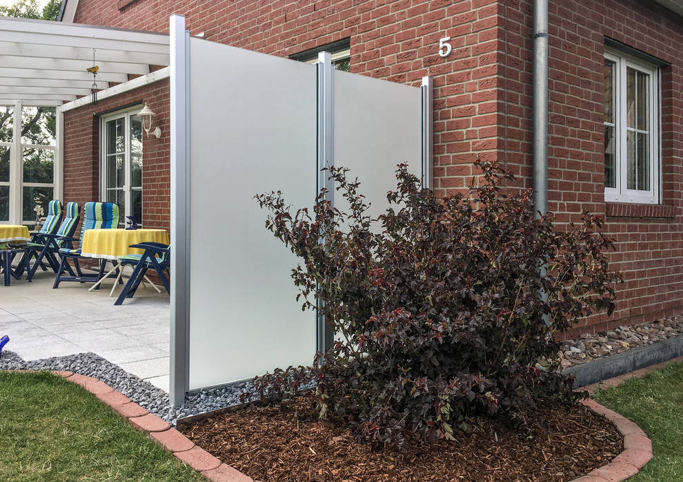 Zaunausglas realisierte projekte glaszaun als trennwand als