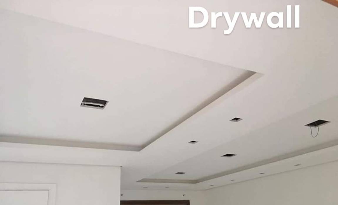 Forros em Drywall + Luminárias, VTEC - Tecnologia em Drywall VTEC - Tecnologia em Drywall Petites maisons Contreplaqué