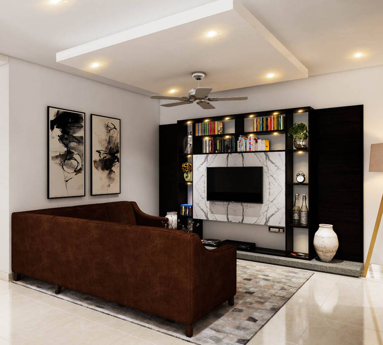 Living room Gapoon Online Consumer Services Pvt. Ltd. Modern Living Room