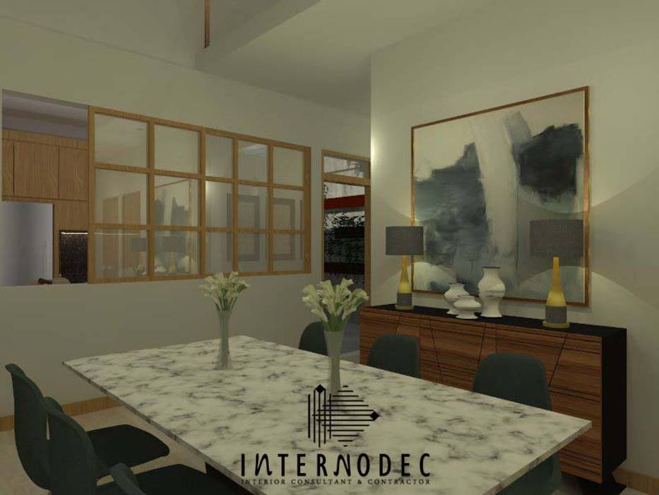 Private Residence Mr. KL, Internodec Internodec Minimalist dining room