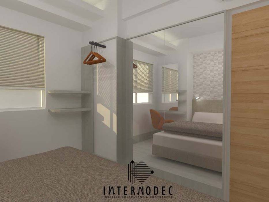 Minimalis Apartment Mrs. LK , Internodec Internodec غرفة نوم مراهقين