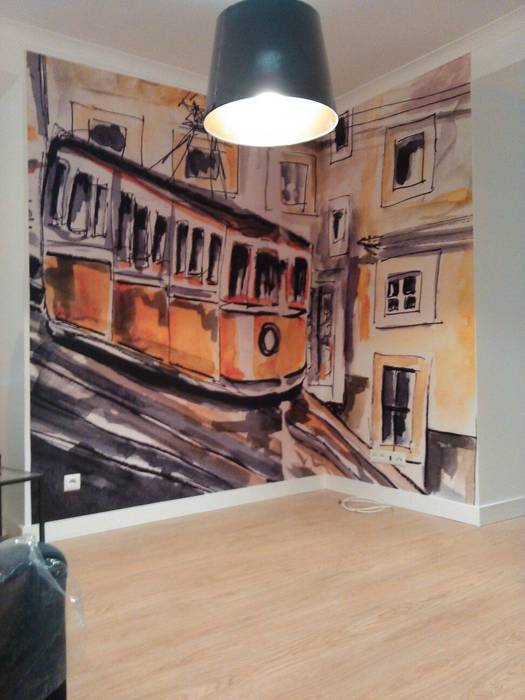 Jorcanu Papel de Parede Personalizado Modern Walls and Floors