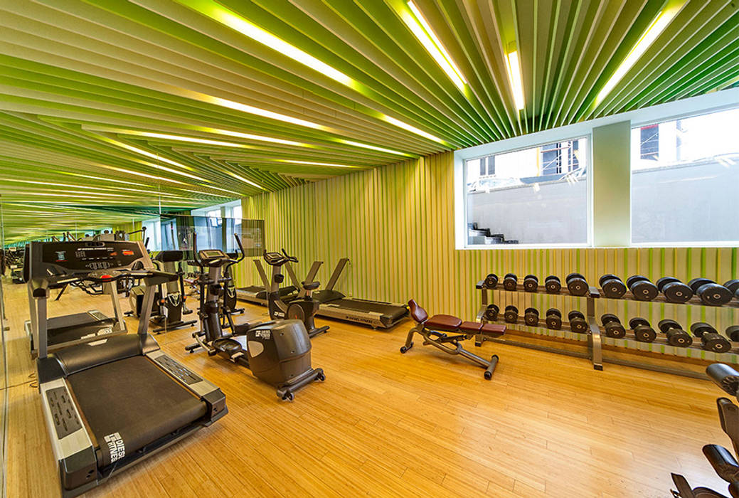 NEF 12 FOLD OFFICE Ezgi Yüce Mimarlık AŞ. Modern Fitness Odası Fıtness , Spor Salonu