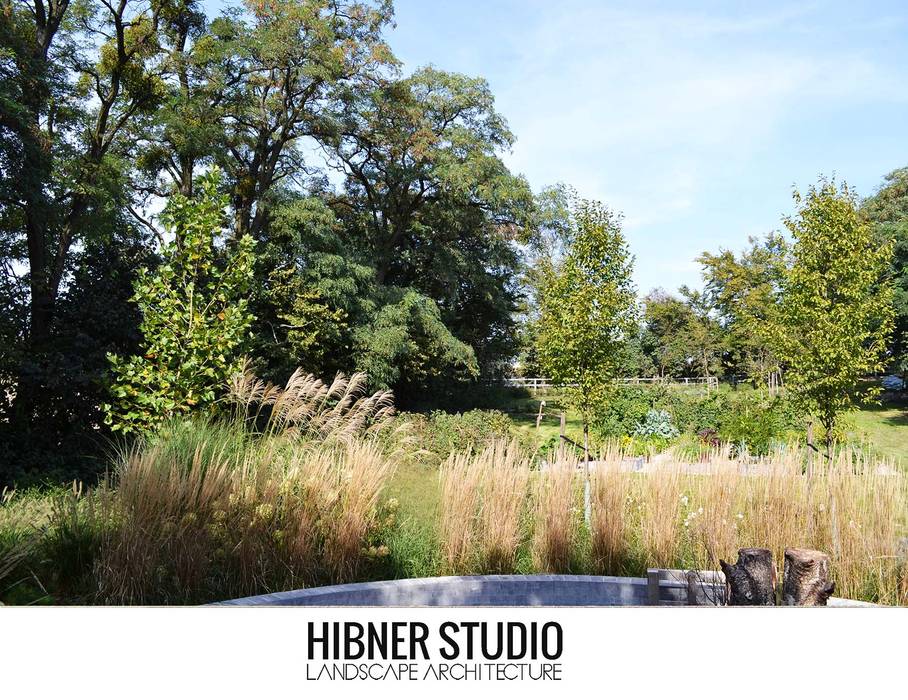 Naturalistyczny ogród poza miastem, Hibner Studio Hibner Studio
