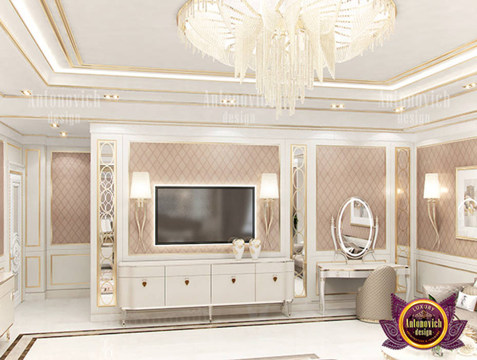 Posh Lady Bedroom, Luxury Antonovich Design Luxury Antonovich Design