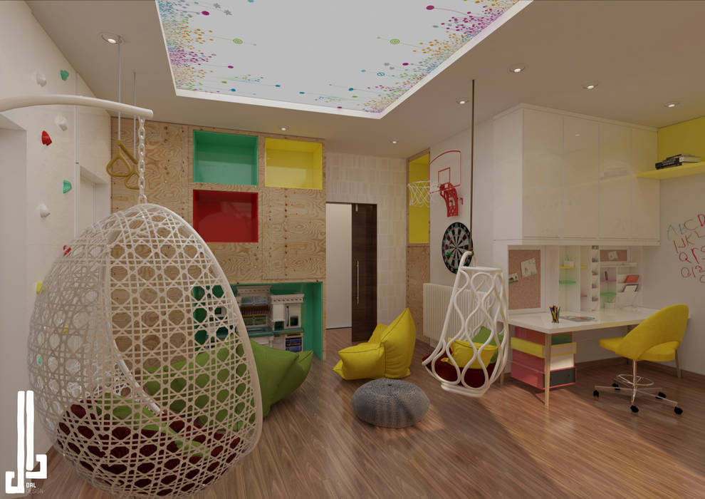 Ms. Safa'a Elayyan Villa, dal design office dal design office Teen bedroom