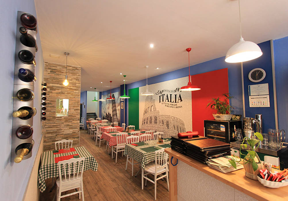 REFORMA DE RESTAURANTE SAPORI D'ITALIA, Novodeco Novodeco مساحات تجارية مطاعم