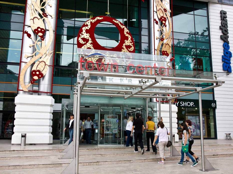 Bakırköy Town Center 120x60 Granit Uygulama, Profilli Alçıpan Taş Yünü Tavan, Vip Dekorasyon Vip Dekorasyon Commercial spaces Shopping Centres