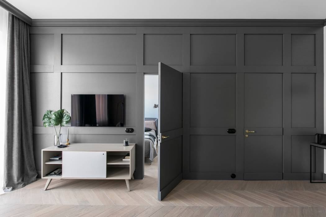 Scandinavian Style Living Room By Baltic Design Shop Scandinavian Wood Wood Effect Homify