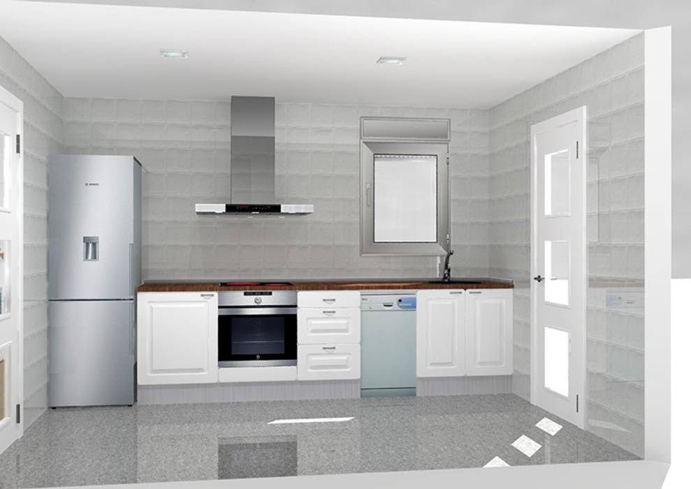 Proyecto de cocina 3D Novodeco