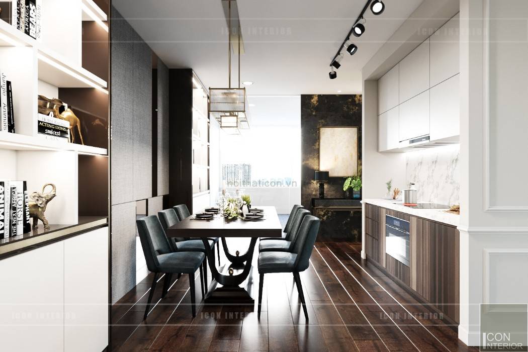 Modern style ~ Thiết kế nội thất hiện đại tinh tế từng chi tiết, ICON INTERIOR ICON INTERIOR Modern dining room