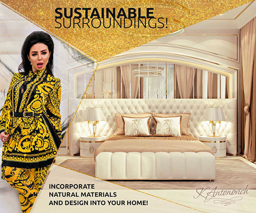 Stunning Bedroom for Royalty, Luxury Antonovich Design Luxury Antonovich Design