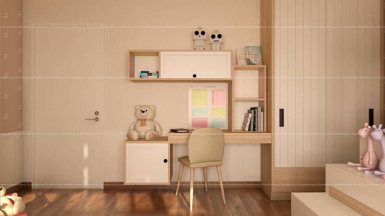 3BHK Interiors , Fabmodula Fabmodula Kamar Bayi/Anak Klasik