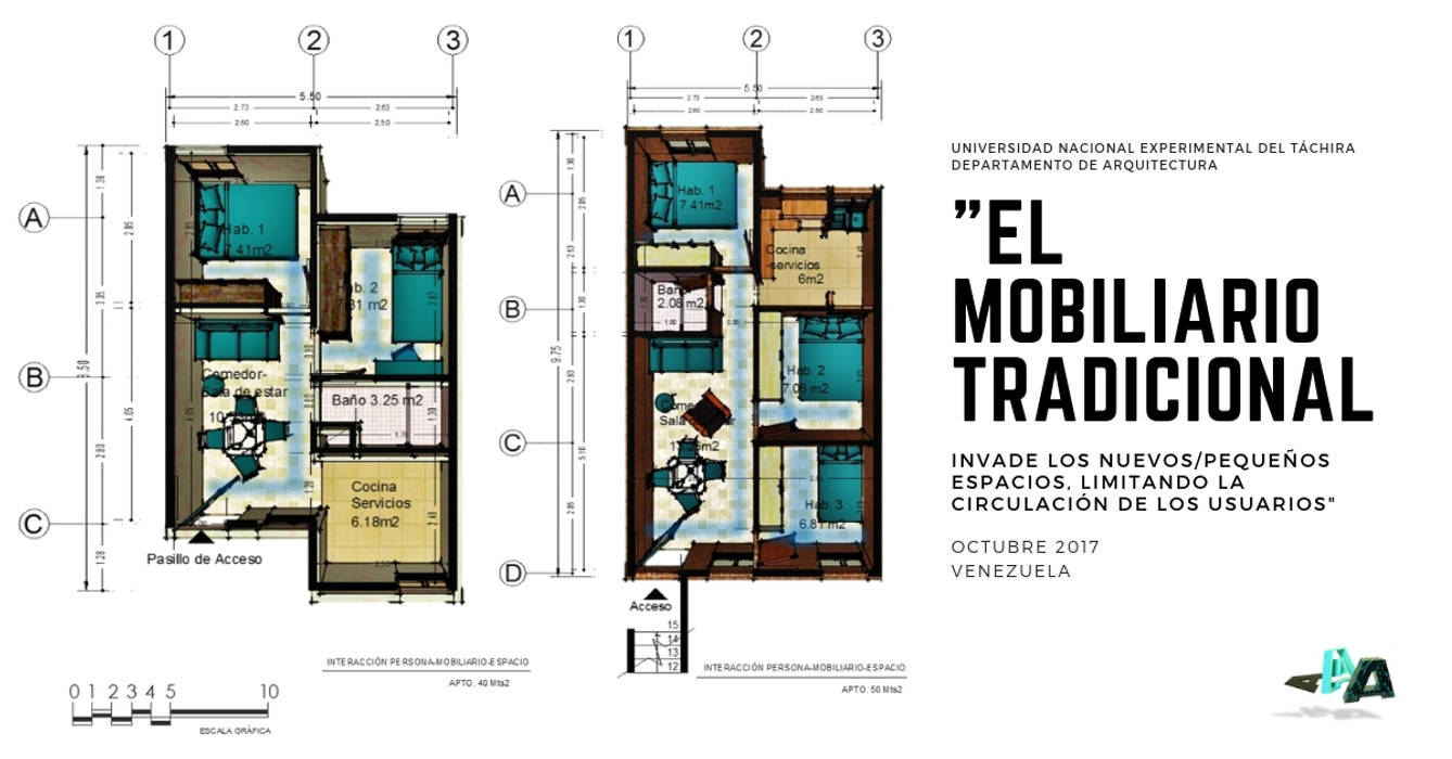 Mobiliario modular y multifuncional para viviendas inferiores a los 50mts2 , Cindy Castañeda Cindy Castañeda منزل عائلي صغير