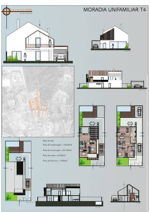 Moradia T4 . Melides, Teresa Ledo, arquiteta Teresa Ledo, arquiteta Casas modernas: Ideas, diseños y decoración