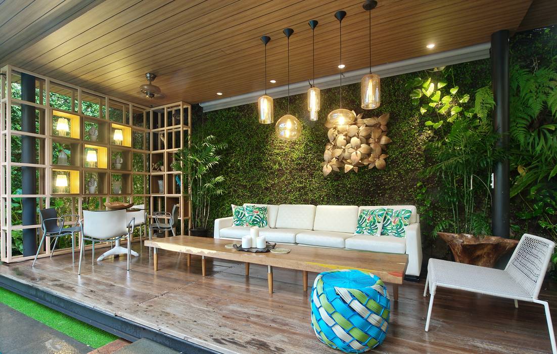 Residence - Bobos , Bobos Design Bobos Design Balcon, Veranda & Terrasse tropicaux